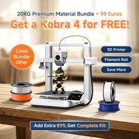 Großartiges Angebot: 20KG PLA-Filament-Bündel + ANYCUBIC Kobra 4 3D-Drucker