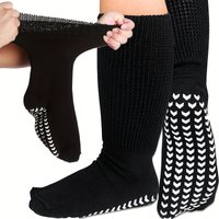 Extra Wide Socks for Swollen Feet,Soft Stretchy Senior Diabetic Socks,Men's and Women's Non-slip Non-slip Non-slip Non-slip Non