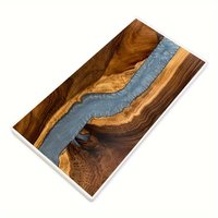 Large Rectangular Silicone Mold, Suitable for Epoxy Resin River Tables and Resin Art Creations, Featuring Tray and Coffee Table