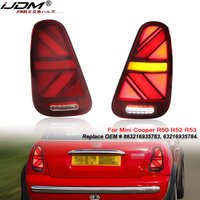 iJDM Car Union Jack Style LED Tail Light Replacement Part For BMW Mini Cooper R50 R52 R53 Turn Signal,Backup Reverse 2001-2006