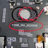 Compatible motherboard model Y3506_V04_20250529 R35S R36S Game Console Screen LCD Display without Replacement Part