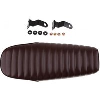 AliExpress NONE Motorcycle Dirt Bike ATV Seat stripe style Nonsilp Saddle Motorbike Cafe Racer Cushion Pad Seat - Vintage Brown
