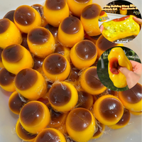 HOT Caramel Pudding Crunchy Squeeze Toy ASMR Crunch Fidget Vent Toy Cute Desk Decor Gift for Kids Adults Office Party Supplies