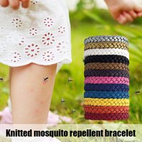 12pcs Mosquito Repellent Bracelet Portable Outdoor Anti Bugs Bracelet Safe Wristbands for Sports Travel Camping