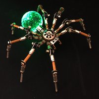 3D Metal Handmade Assembly Model DIY Mechanical Precision Insect Dragonfly Spider Mantis High Difficulty Birthday Gift
