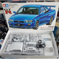 TAMIYA 24210 1/24 GT-R R34 Sports Car Plastic Assembly Model Kit