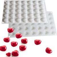 New Heart Silicone Mold For Baking 3D Love Chocolate Candy Pastry Tools Cake Decoration Ice Cube Tray Kitchen Accessories