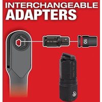 Locking Function Ratchet Anvil Adapter Replacement for Milwaukee M12 FUEL INSIDER Box Ratchet Carbon Steel