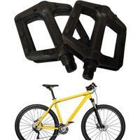 1 Pair Lightweight Non-Slip DU Bearing Road Bicycle Pedals Classic Cycling Platform Bike Pedal Accessories