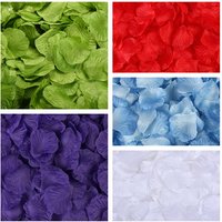 HAOSHICS 2000 PCS Rose Petals Fake Rose Petals for Romantic Night, Wedding Flower Decoration, Party, Events