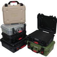 1pc Waterproof Portable Tool Box with Shockproof Sponge Hard Carrying Case with Precut Foam Explosion Proof Box For Drones,Tools