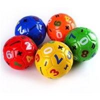 15cm Mini Football Squeezable Kids Small Ball PVC Bright Color Soccer Children's Toy Football Training Ball Primary School Play