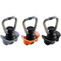 1500kg L Track Tie Down Rings Single Stud Fitting Universal Cargo Control Anchors For Pickup Van SUV RV Boat Luggage Securing