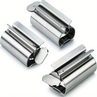 Stainless Steel Toothpaste Squeezer, Metal Tube Roller for Toothpaste, Cream, Cosmetics, Bathroom Tool