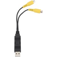 USB To CVBS Video Output Adapter USB To Interface Cable Adapter Wear Resistant Easy To Use HD Video Reliable for Vehicle