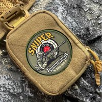 Sniper Tactical Patch Morale Badge Hook and Loop Backpack Clothing Decoration Accessories Stickers Armbands