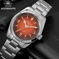 ADDIESDIVE Super Luminous Men's Diver Quartz Watch 316L Stainless Steel 100M Waterproof Wristwatches Sapphire Glass Reloj Hombre