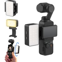 SmallRig Bi-Color LED Video Light for DJI Osmo Pocket 3, Mini Video Light 2700K-6500K for Selfie Vlog Recording, 5733