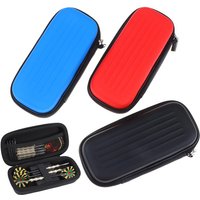 EVA Hard Shell Dart Storage Case 3 Grid Zipper Box Portable and Durable Dart Protection Bag for Travel