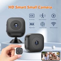 Smart 4K Mini Camera Full Color Night Vision High Definition WiFi Monitor Waterproof Motion Detect Home Security Monitor