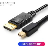 1.8m Mini DisplayPort to DP DisplayPort Cable 4K@60Hz 2K@144Hz Mini DP Male to DP Male Adapter Cord for Video Card PC Monitor