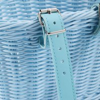 Bicycle Front Basket Adjustable Front Handlebar Bicycle Basket Multifunction Hand Woven Bike Basket Waterproof Bike Accessories
