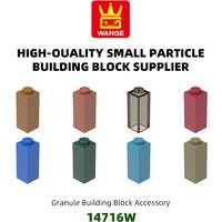 WANGE 113Pcs/Lot 14716W Raised 1 Hole Block Moc Color Accessories Compatible with Brick DIY Children's Toy Assembly Gift Box