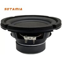 SOTAMIA 1Pcs 6.5 Inch Subwoofer Audio Speaker 4 Ohm 100W Low Frequency Speaker Super Bass Ultra-long Stroke HIFI Loudspeaker