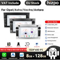 Autoradio Android 2 Din, 4G, Carplay, GPS, lecteur pour voiture Opel Astra H, J, 2004, Vectra, SachAntara, Zafira, Corsa, C, D, Vivaro, Meriva, Veda