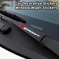 2 pcs car windshield stickers waving rear wiper stickers are available for all car models