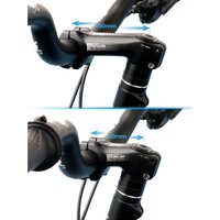 AliExpress LUNJE MTB Bicycle Handlebar Stem -17° Aluminum Bicycle Stem Ultralight MTB Power Bike Table Mountain Road Bicycle Stems