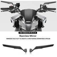 2026 MT-09 Für YAMAHA MT-09 Motorrad-Spiegel Stealth Winglets Spiegel-Kits Drehbare Einstellbare Spiegel