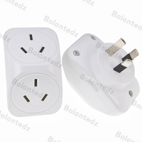 3pcs/lot AU Double Plug Outlet Extender Multi Plugs Adaptor Electrical Sockets AC Power Converter for Home Australian standard