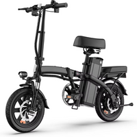 AliExpress URLIFE F1L 250W 48V Adult Foldable Electric Bike with 7.5Ah Battery 14-inch Fat Tire E-Mountain for Sports & Entertainment Cycling