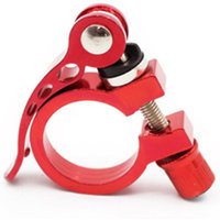AliExpress NONE Aluminium Alloy Bike Seat Clamp 5 Colors Ultralight Seatpost Clamp 25.4/28.6/31.8/34.9mm Quick Release Mountain MTB BMX Cycling