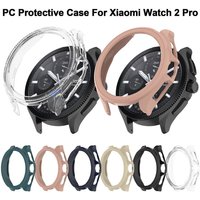 Fashion PC Cover For Xiaomi Watch 2 Pro Screen Protector Frame Hard Shell Bumper For Xiaomi Watch 2 Pro Smart Watch Accessories