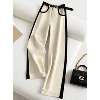Women's directed vacation elegant leisure fashion outdoor sports slimming versatile Korean and European pants (without belt)
