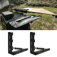Multifunctional Awning Roof Brackets Heavy Duty Metal Holder for Car Roof Foldable L Shape Mount