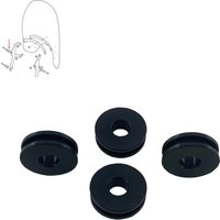 4PCS Detachable Windshield Windscreen Bushing Grommets Fit For Harley Road King Heritage Softail Classic 2000-2013
