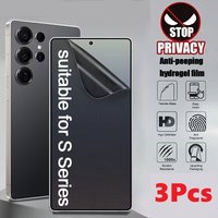 3Pcs Privacy Hydrogel Film Full Cover For Samsung Galaxy S26 S25 S24 S23 S22 S21Ultra Plus Anti-spy Screen Protector