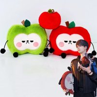 Game Love And Deepspace Caleb Cosplay Doll Kawaii Plush Apple Doll Pendant Keychain Keyring Bag Accessory Ornament Prop