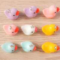 10pcs16x19mm Mix Cute Resin Animal Duck Charms for Jewelry Making DIY Drop Earrings Pendants Necklaces Bracelets Crafts Supplies
