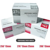 High Quality 25G 27G 29G 13mm Painless Disposable Needles Superfine 27G 25mm Hand Tool