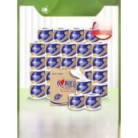 Affordable Large Core Roll Toilet Paper Household Bathroom Tissue Paper Boxed Bulk Handkerchiefs Heart to Heart
