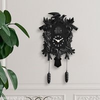 Vintage Cuckoo Wall Clock Hourly Chiming Plastic Clock Home Decor Kids Room Nursery Silent Moving Wall Clock Home Decor