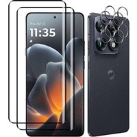 3D Curved 9H Tempered Glass For Motorola Moto Edge 70 Fusion Screen Camera Lens Protector For Moto Edge70 Fusion XT2605-1