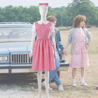 Vintage 80s Candy Striper Nurse Dress Halloween Costume Women S5 Nancy Wheeler Cosplay