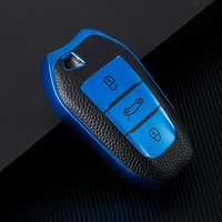 TPU Leather Car Remote Key Case Cover for Peugeot 2008 3008 4008 5008 308 408 508 Citroen C4 C4L C6 C3-XR Picasso DS3 DS4 DS5