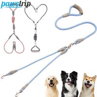 150cm/59.06in Strong Dog Leash Pet Dual Dog Leash Soft Handle Puppy Leash for Small Medium Large Dogs Dog Accessories