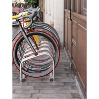 AliExpress DURHAND HOMCOM Bike Stand Parking Rack Floor or Wall Mount Bicycle Cycle Storage Locking Stand (4 Racks, Silver)